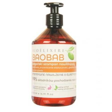 Bioelixire Szampon Wegański Baobab 500ml