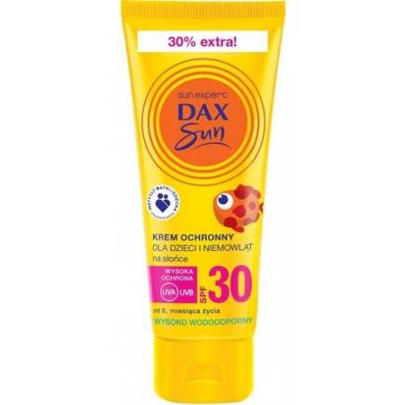Dax Sun Krem ochronny dla dzieci i niemowląt od 6 miesiąca życia na słońce SPF30 75ml